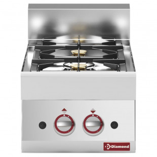 CUISINIERE GAZ 2 FEUX VIFS TOP DIAMOND dans GAZ
