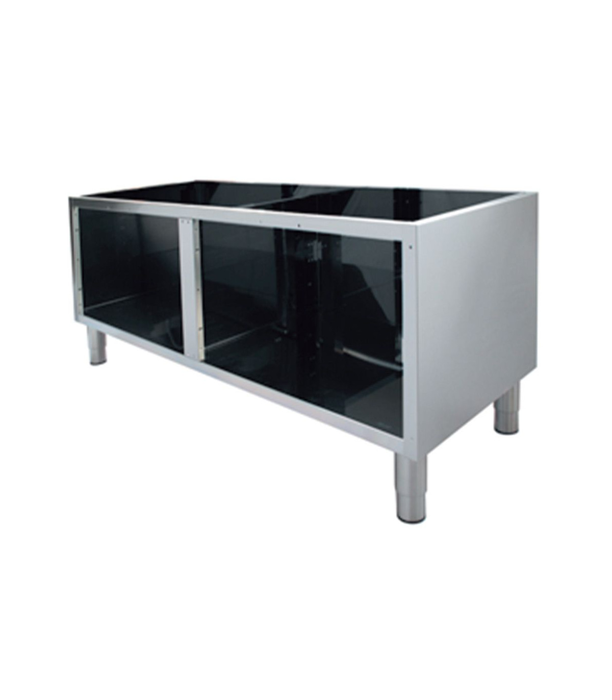SOUBASSEMENT OUVERT EN ACIER INOX AISI 304 100CM DIAMOND dans DIAMOND