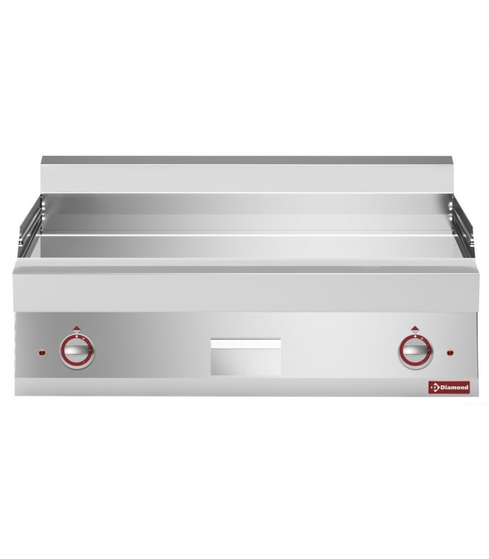 PLAQUE DE CUISSON ELECTRIQUE EXTRA-LARGE SURFACE LISSE CHROME DIAMOND dans PLAQUE A SNACKER
