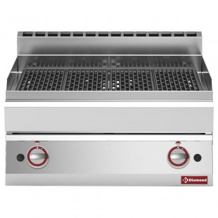 GRILL-VAPEUR GAZ AVEC GRILLE DE CUISSON EN FONTE TOP DIAMOND dans GRILL VAPEUR