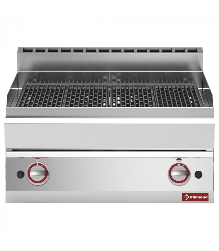 GRILL-VAPEUR GAZ AVEC GRILLE DE CUISSON EN FONTE TOP DIAMOND dans GRILL VAPEUR