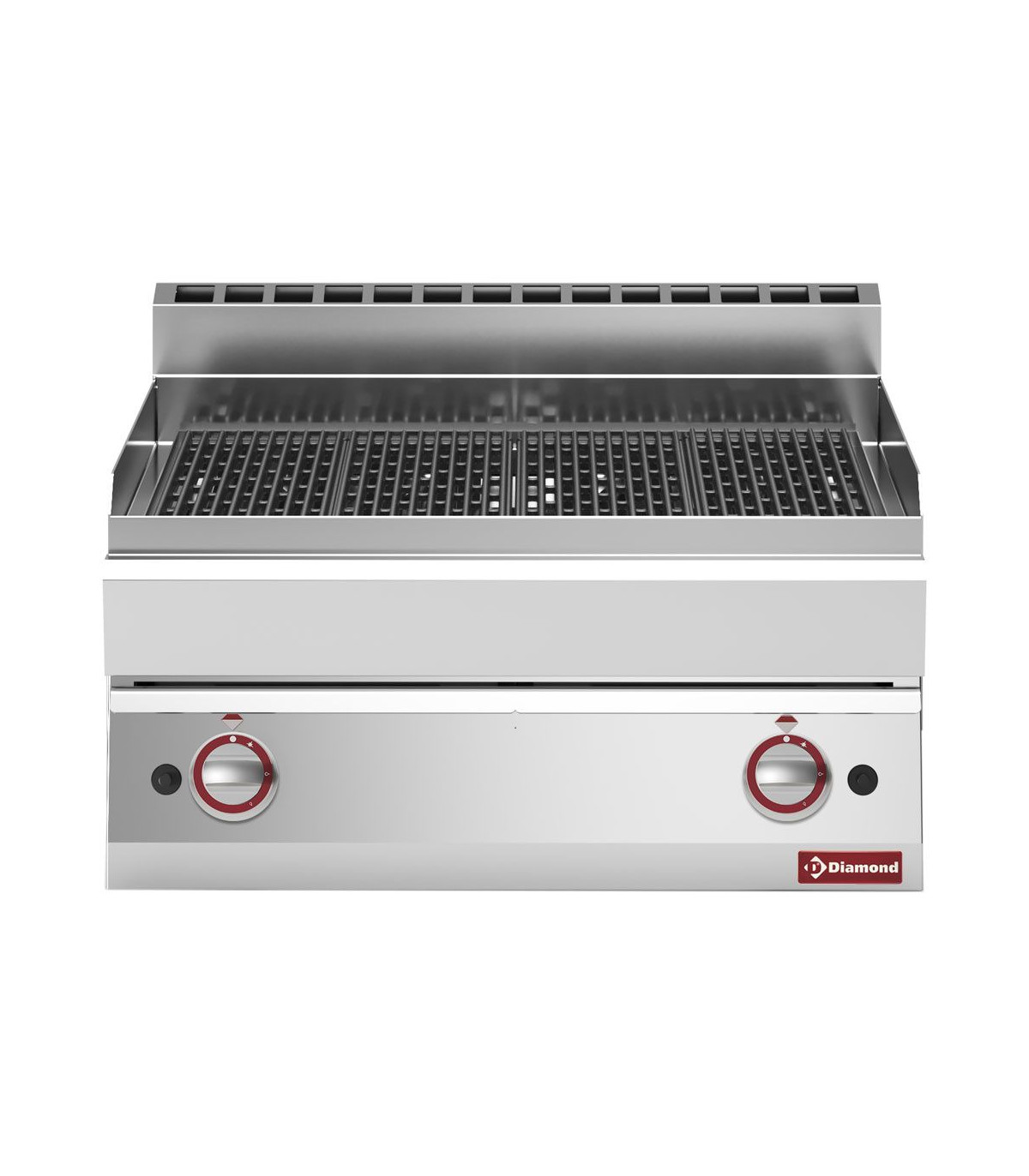 GRILL-VAPEUR GAZ AVEC GRILLE DE CUISSON EN FONTE TOP DIAMOND dans GRILL VAPEUR