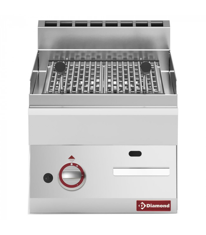 GRILL PIERRE DE LAVE GAZ GRILLE DE CUISSON EN FONTE TOP DIAMOND dans PIERRES DE LAVE