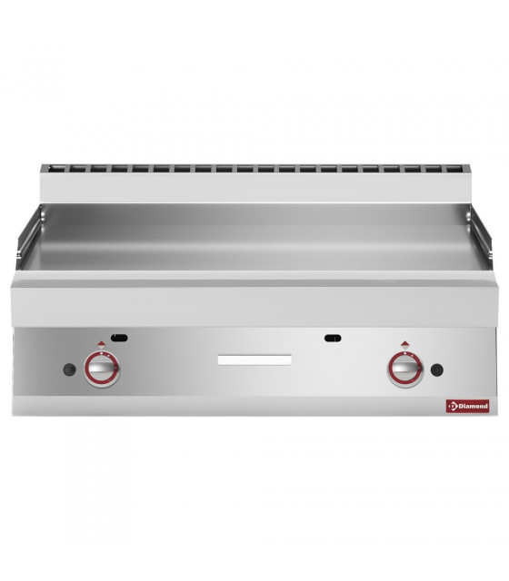 PLAQUE DE CUISSON GAZ EXTRA-LARGE SURFACE LISSE DIAMOND dans PLAQUE A SNACKER