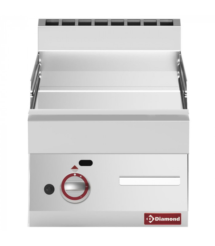 PLAQUE DE CUISSON GAZ LISSE TOP CHROME DUR DIAMOND dans PLAQUE A SNACKER