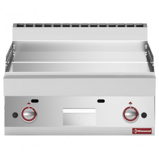 PLAQUE DE CUISSON GAZ LISSE TOP CHROME DUR DIAMOND dans PLAQUE A SNACKER