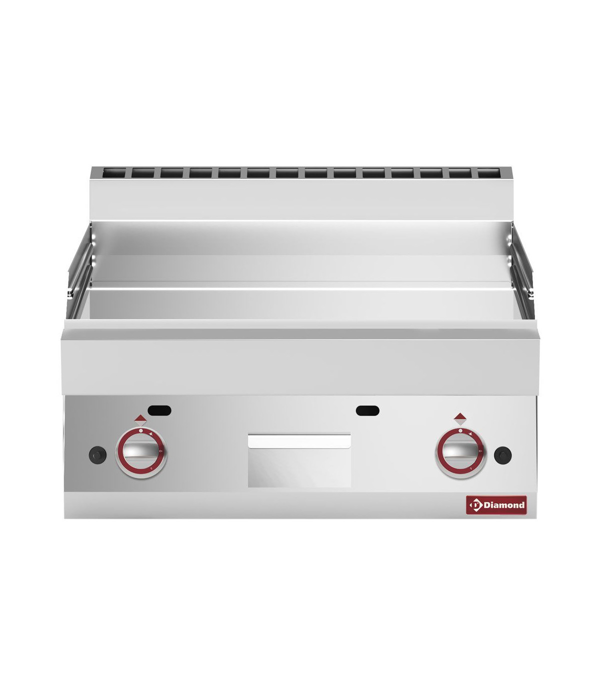 PLAQUE DE CUISSON GAZ LISSE TOP CHROME DUR DIAMOND dans PLAQUE A SNACKER