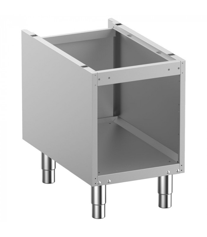 SOUBASSEMENT OUVERT SUR PIEDS INOX REGLABLES 40CM DIAMOND dans DIAMOND