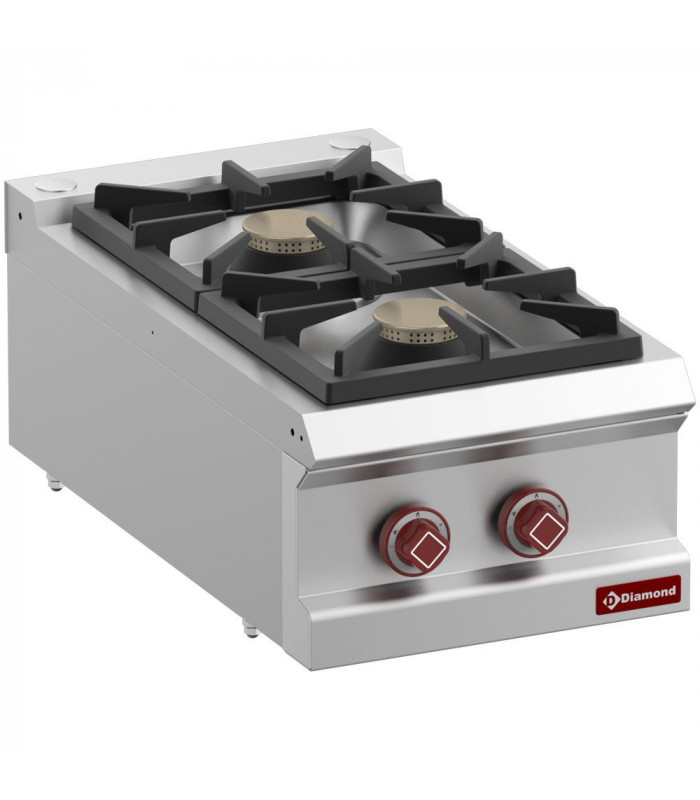 CUISINIERE GAZ 2 FEUX VIFS TOP DIAMOND dans GAZ