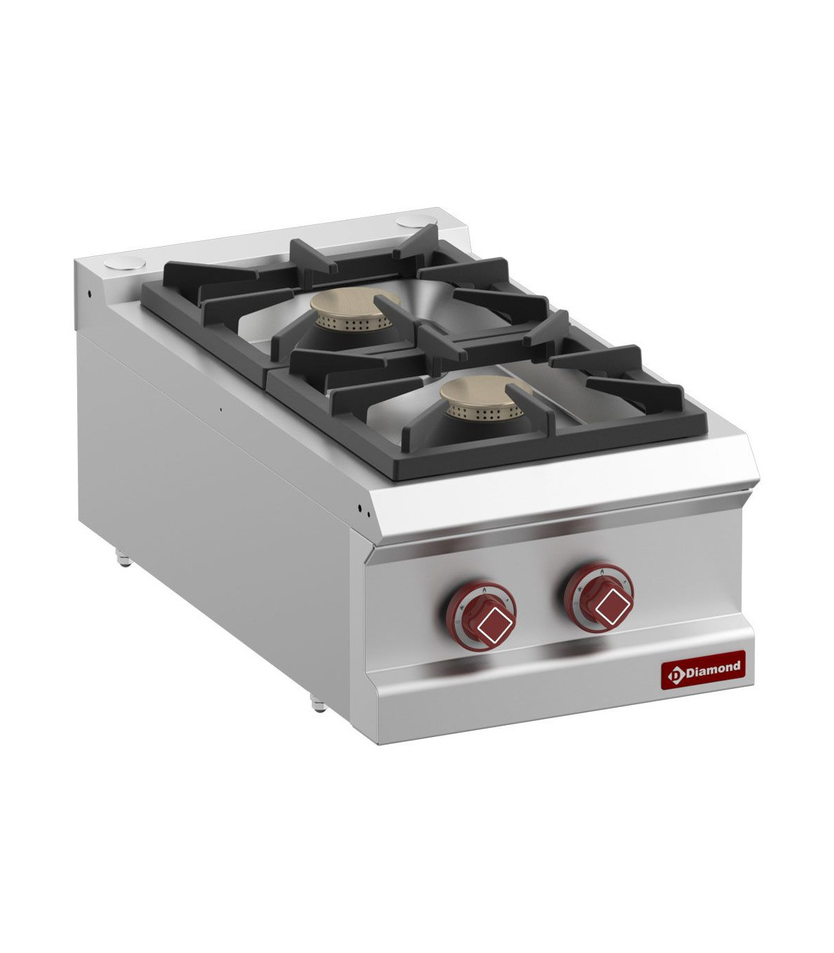 CUISINIERE GAZ 2 FEUX VIFS TOP DIAMOND dans GAZ
