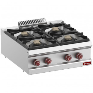CUISINIERE GAZ 4 FEUX VIFS TOP DIAMOND dans GAZ