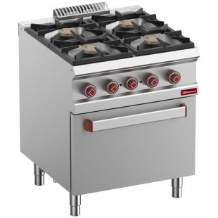 FOURNEAU 4 FEUX VIFS GAZ FOUR ELECTRIQUE GN2/1 DIAMOND dans GAZ