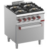 FOURNEAU 4 FEUX VIFS GAZ FOUR ELECTRIQUE GN2/1 DIAMOND dans GAZ