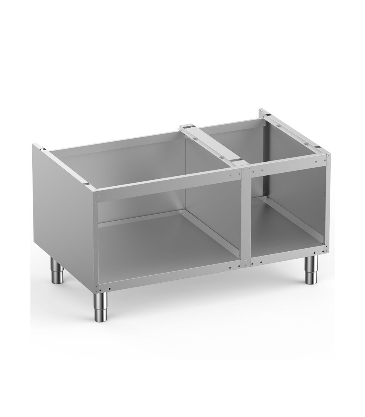 SOUBASSEMENT OUVERT SUR PIEDS INOX REGLABLES 110CM DIAMOND dans DIAMOND