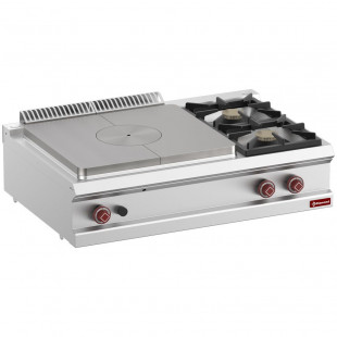 CUISINIERE 2 FEUX VIFS TAQUE COUP DE FEU GAZ TOP DIAMOND dans GAZ