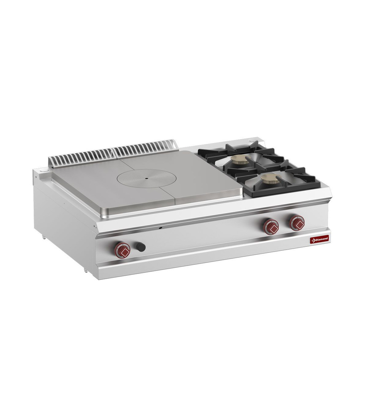 CUISINIERE 2 FEUX VIFS TAQUE COUP DE FEU GAZ TOP DIAMOND dans GAZ