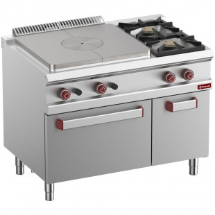 FOURNEAU TAQUE COUP DE FEU 2 FEUX GAZ FOUR GN2/1 ARMOIRE GN1/1 DIAMOND dans GAZ