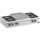 CUISINIERE 4 FEUX VIFS PLAQUE COUP DE FEU CENTRALE GAZ TOP DIAMOND