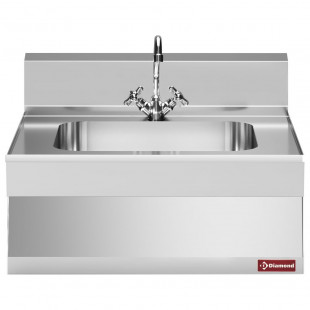 PLONGE AVEC ROBINET MELANGEUR TOP DIAMOND dans EVIERS ET PLONGES