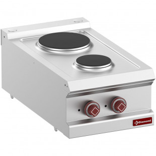 CUISINIERE ELECTRIQUE 2 PLAQUES RONDES TOP DIAMOND dans ELECTRIQUE