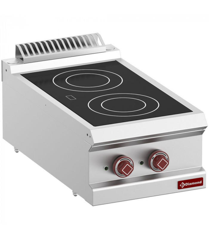 CUISINIERE ELECTRIQUE VITROCERAMIQUE 2 ZONES TOP DIAMOND dans ELECTRIQUE