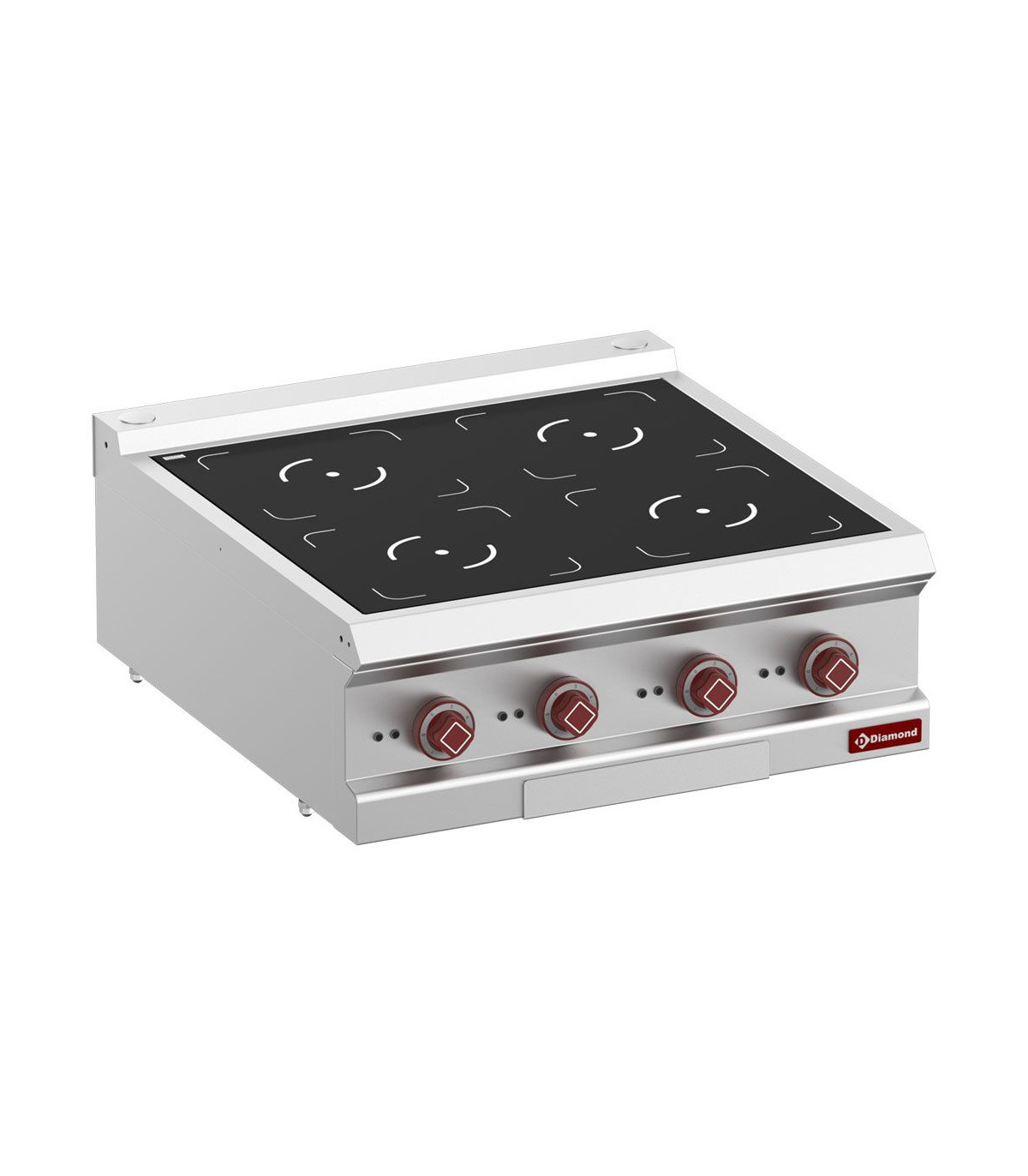 CUISINIERE ELECTRIQUE 4 FOYERS A INDUCTION TOP DIAMOND dans ELECTRIQUE