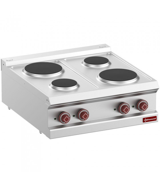 CUISINIERE ELECTRIQUE 4 PLAQUES RONDES TOP DIAMOND dans ELECTRIQUE