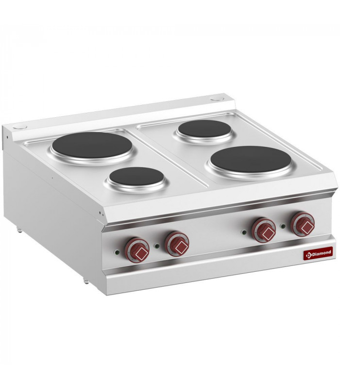 CUISINIERE ELECTRIQUE 4 PLAQUES RONDES TOP DIAMOND dans ELECTRIQUE