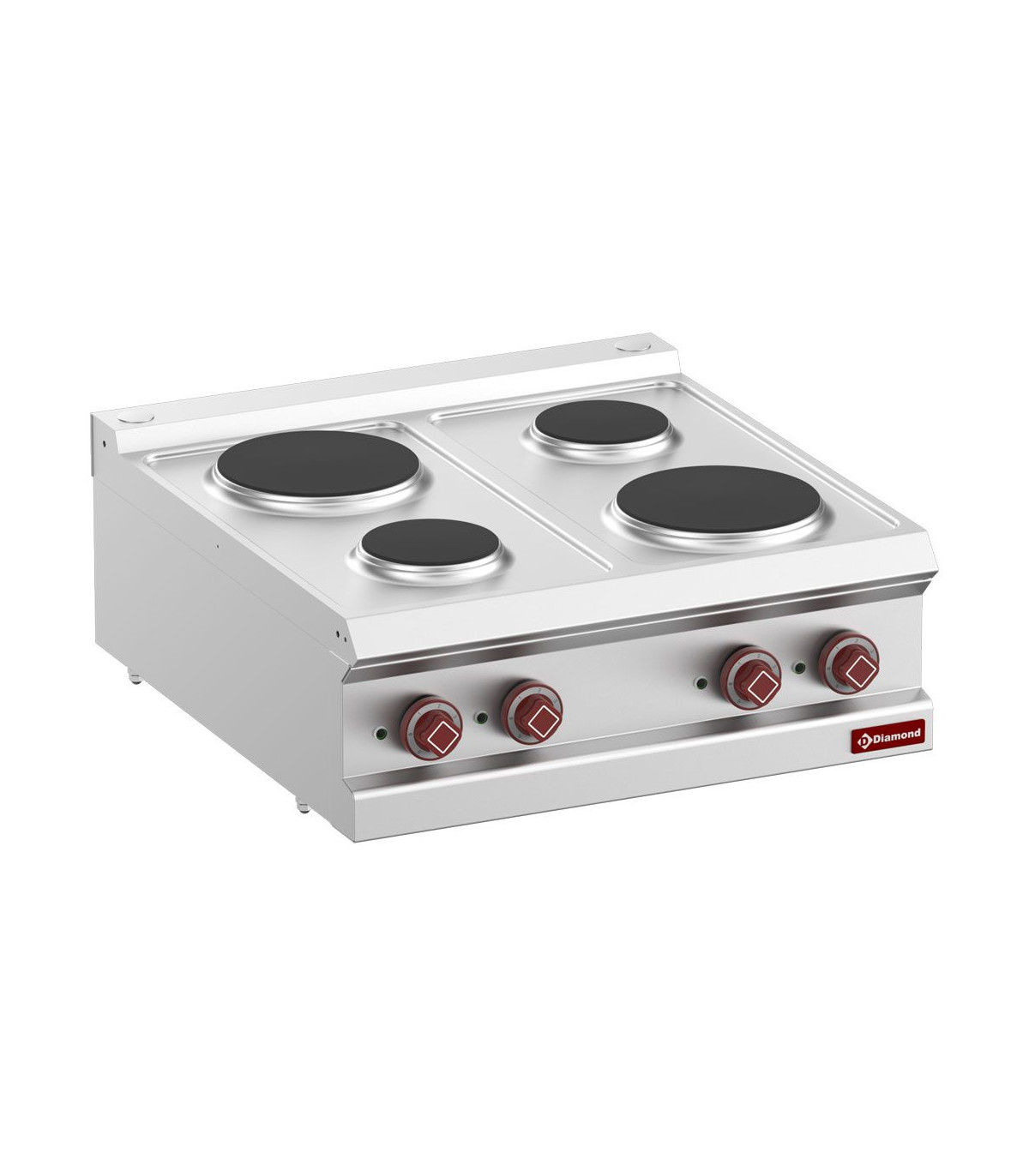 CUISINIERE ELECTRIQUE 4 PLAQUES RONDES TOP DIAMOND dans ELECTRIQUE