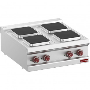 CUISINIERE ELECTRIQUE 4 PLAQUES CARREES TOP DIAMOND dans ELECTRIQUE