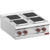 CUISINIERE ELECTRIQUE 4 PLAQUES CARREES TOP DIAMOND dans ELECTRIQUE