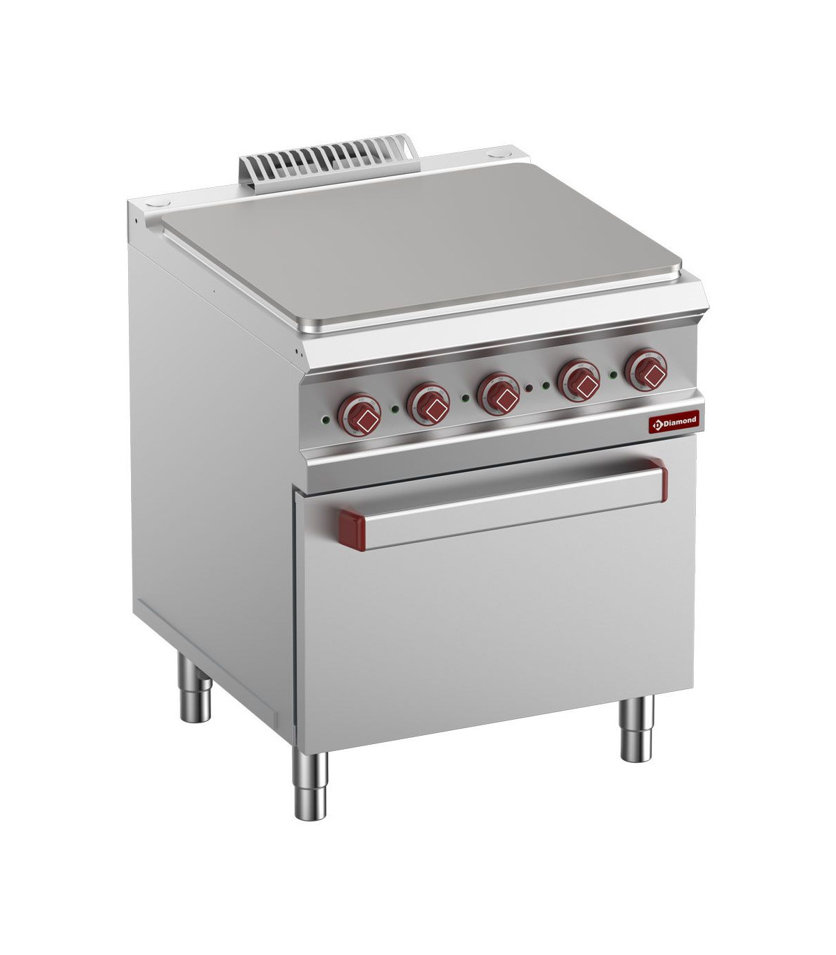 FOURNEAU TAQUE ELECTRIQUE MODULE 1/1 SUR FOUR GN2/1 DIAMOND dans ELECTRIQUE