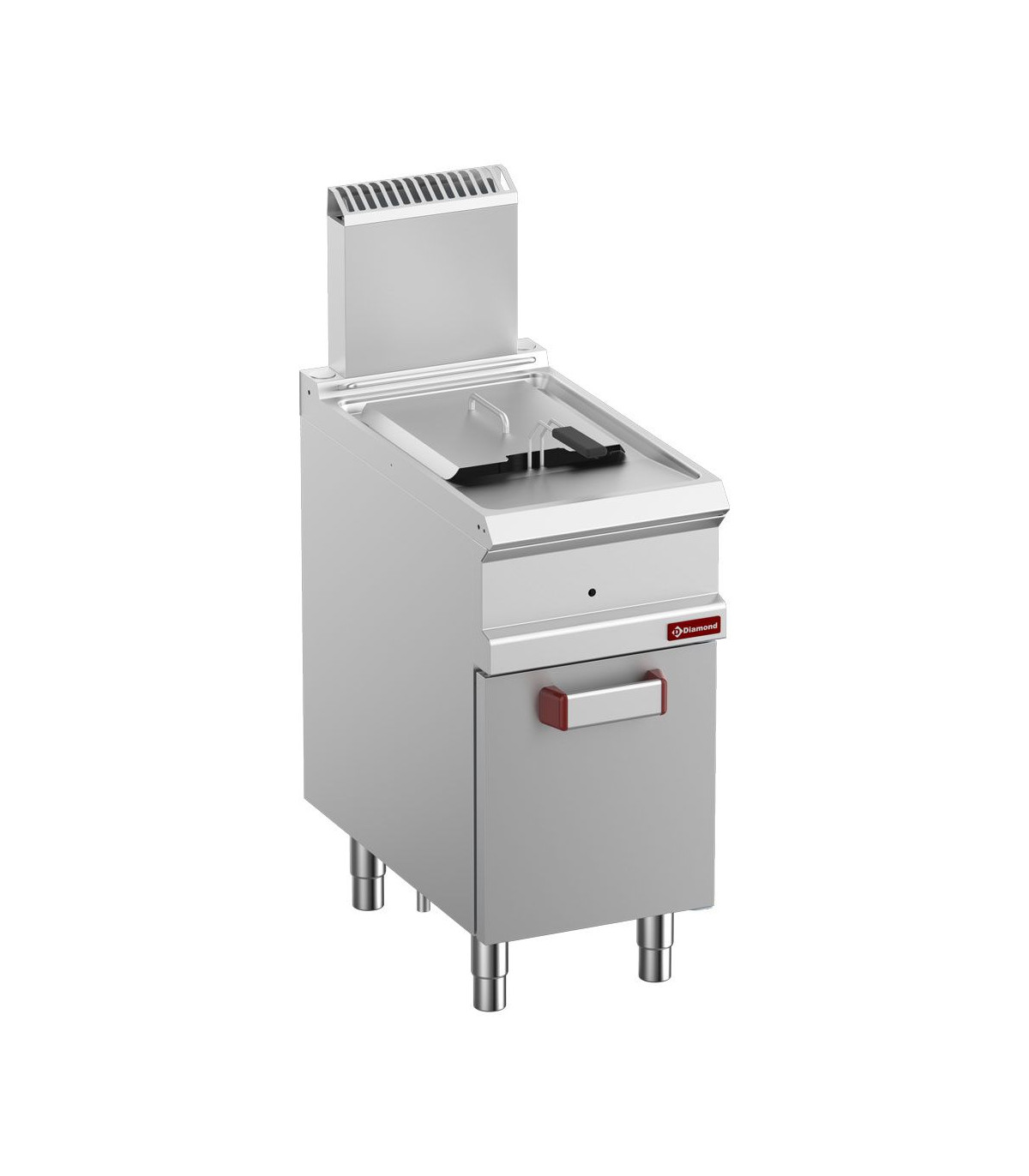 FRITEUSE GAZ 1 CUVE 14LT SUR ARMOIRE DIAMOND dans GAZ