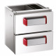 ENSEMBLE 2 TIROIRS GN /1 H100MM DIAMOND