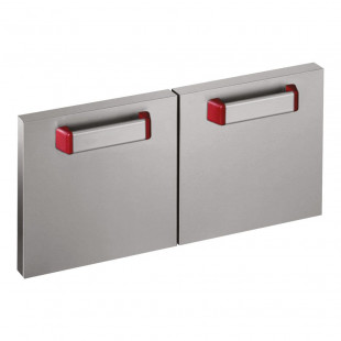 PLAQUE CUISSON ELECTRIQUE 1/2 LISSE 1/2 RAINUREE CHROME DUR MODULE 1/1 TOP DIAMOND dans PLAQUE A SNACKER