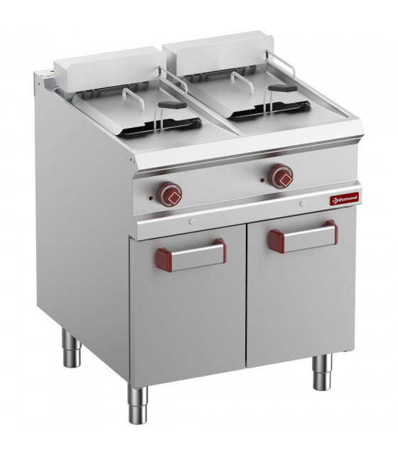 FRITEUSE ELECTRIQUE 2 CUVES DE 13LT SUR ARMOIRE DIAMOND dans ELECTRIQUE
