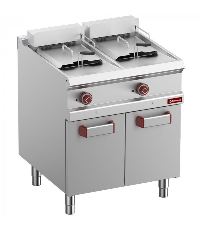 FRITEUSE ELECTRIQUE 2 CUVES DE 13LT SUR ARMOIRE DIAMOND dans ELECTRIQUE