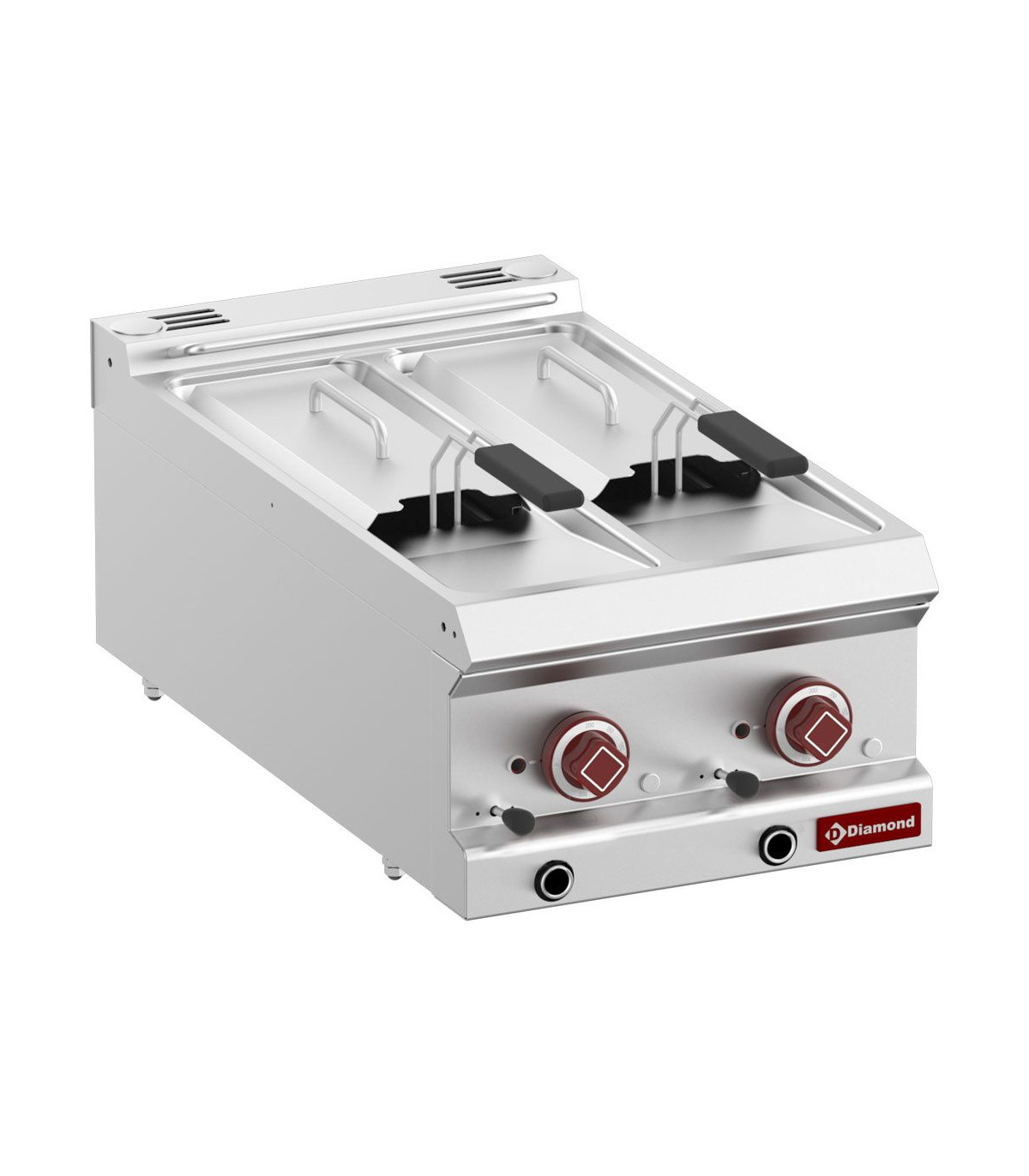 FRITEUSE ELECTRIQUE 2 CUVES DE 7LT -TOP- DIAMOND dans ELECTRIQUE