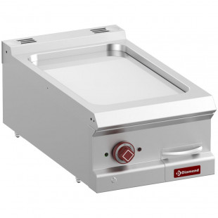 PLAQUE DE CUISSON ELECTRIQUE LISSE AU CHROME DUR MODULE 1/2 TOP DIAMOND dans PLAQUE A SNACKER