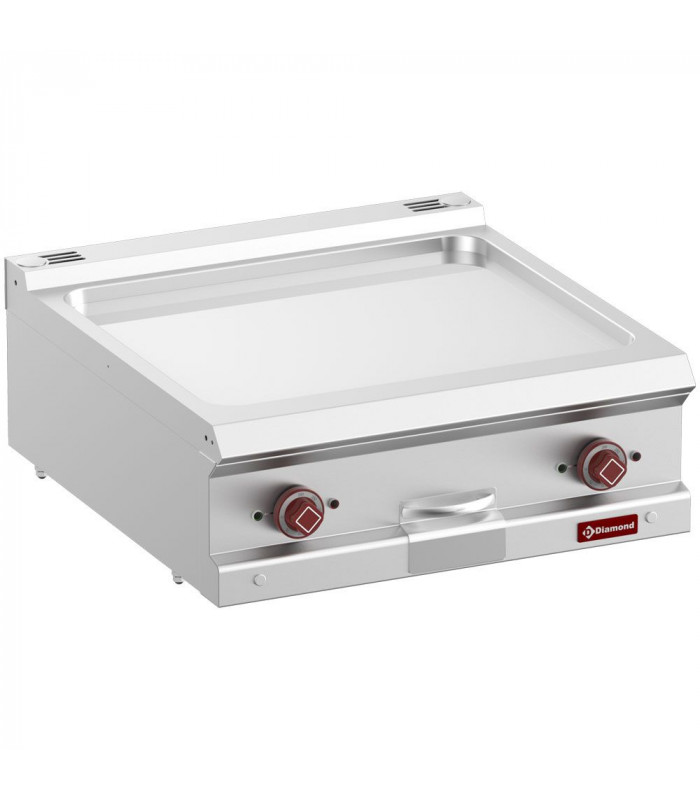 PLAQUE DE CUISSON ELECTRIQUE PLAQUE LISSE CHROME DUR MODULE 1/1 TOP DIAMOND dans PLAQUE A SNACKER
