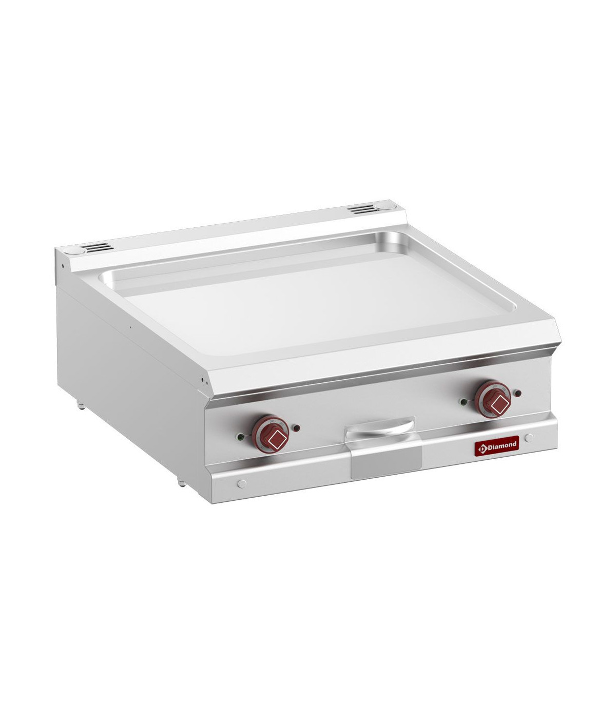PLAQUE DE CUISSON ELECTRIQUE PLAQUE LISSE CHROME DUR MODULE 1/1 TOP DIAMOND dans PLAQUE A SNACKER