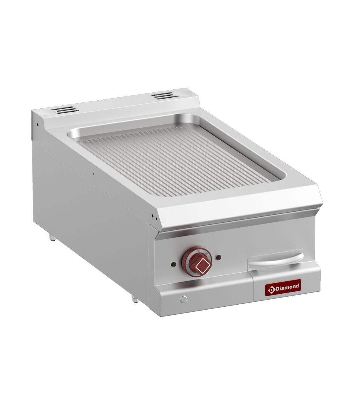 PLAQUE DE CUISSON ELECTRIQUE RAINUREE MODULE 1/2 TOP DIAMOND dans PLAQUE A SNACKER