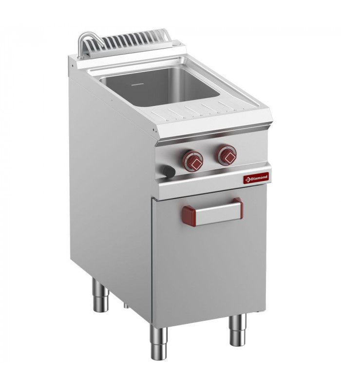 CUISEUR A PATES GAZ 1 CUVE 26LT SANS PANIERS SUR ARMOIRE DIAMOND dans CUISEUR A PATES