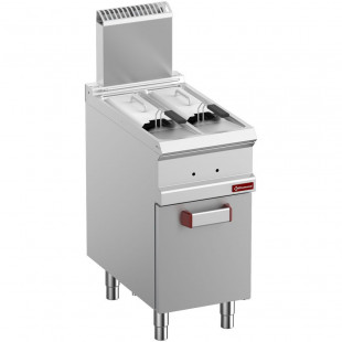 FRITEUSE GAZ 2 CUVES DE 7LT SUR ARMOIRE DIAMOND dans GAZ