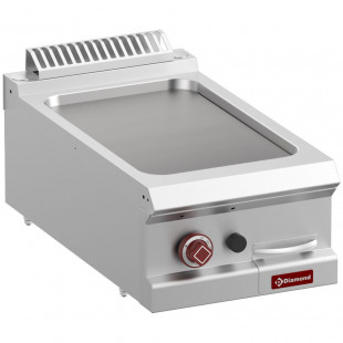 PLAQUE DE CUISSON GAZ LISSE MODULE 1/2 TOP DIAMOND dans PLAQUE A SNACKER