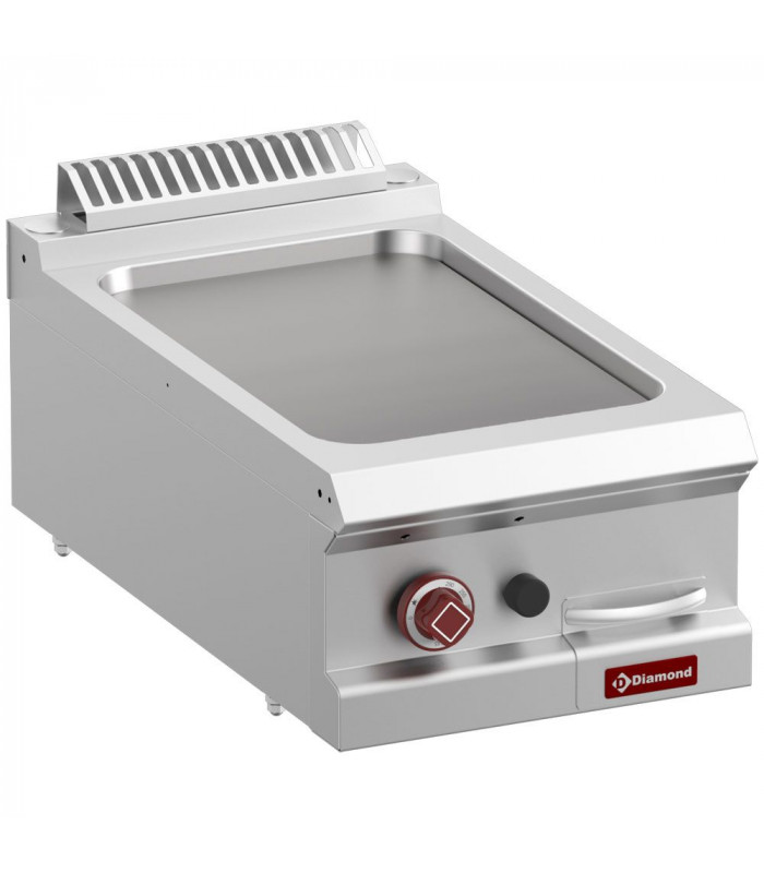 PLAQUE DE CUISSON GAZ LISSE MODULE 1/2 TOP DIAMOND dans PLAQUE A SNACKER
