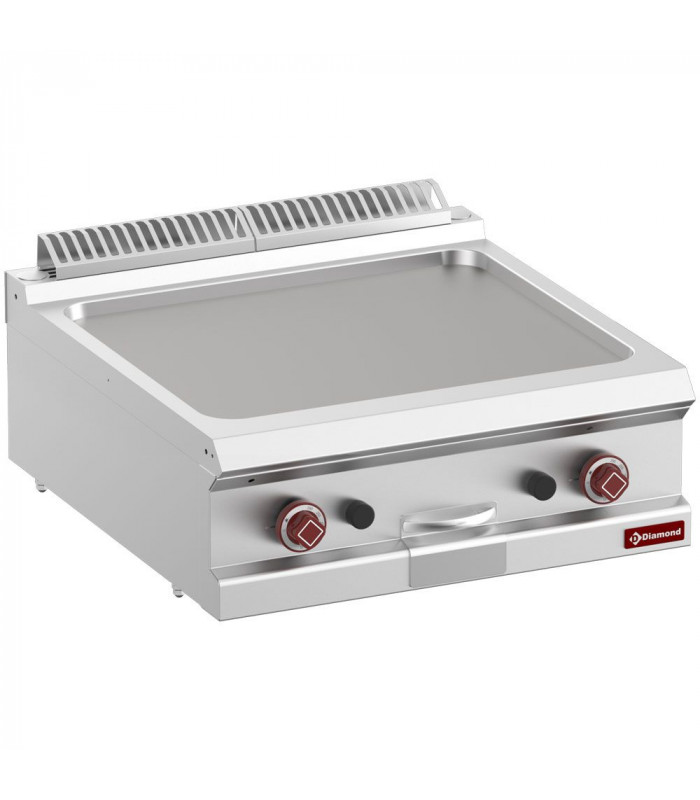 PLAQUE DE CUISSON GAZ LISSE MODULE 1/1 -TOP- DIAMOND dans PLAQUE A SNACKER