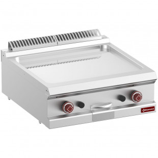 PLAQUE DE CUISSON GAZ LISSE CHROME DUR MODULE 1/1 TOP DIAMOND dans PLAQUE A SNACKER