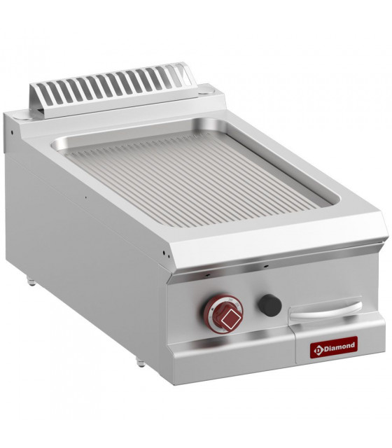 PLAQUE DE CUISSON GAZ RAINUREE MODULE 1/2 -TOP- DIAMOND dans PLAQUE A SNACKER