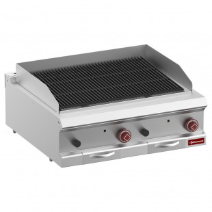 GRILL PIERRE DE LAVE MODULE 1/1 GRILLE EN FONTE DOUBLE FACE TOP DIAMOND dans GRILL VAPEUR